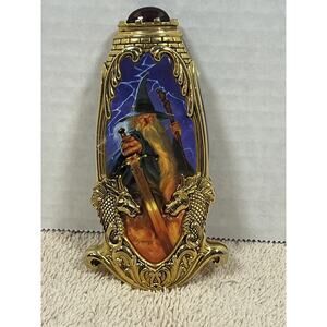 Franklin Mint Collectible Folding Knife Featuring Gandalf From Lord Of The Rings